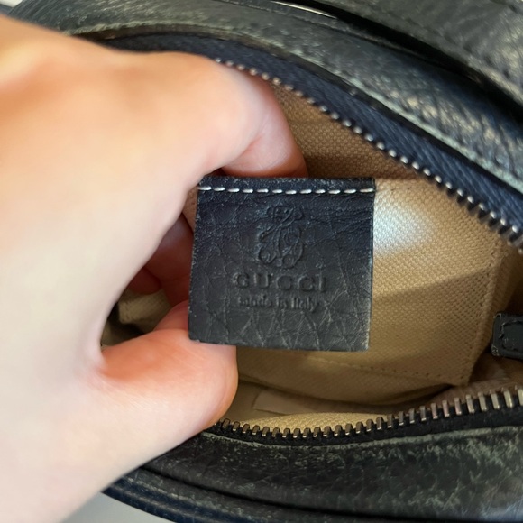 Gucci Black Leather Mini Soho Disco Crossbody Bag - Picture 11 of 11